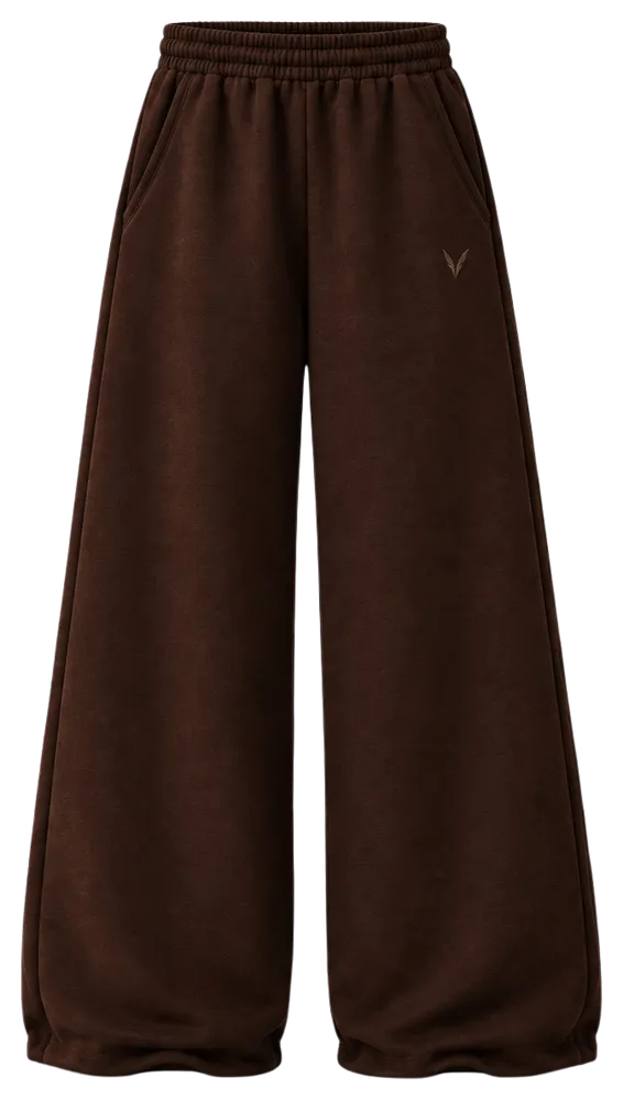 Vervaine Chocolate sweatpants front view