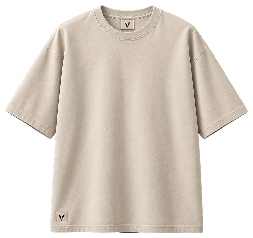 Vervaine Sand T-shirt front view