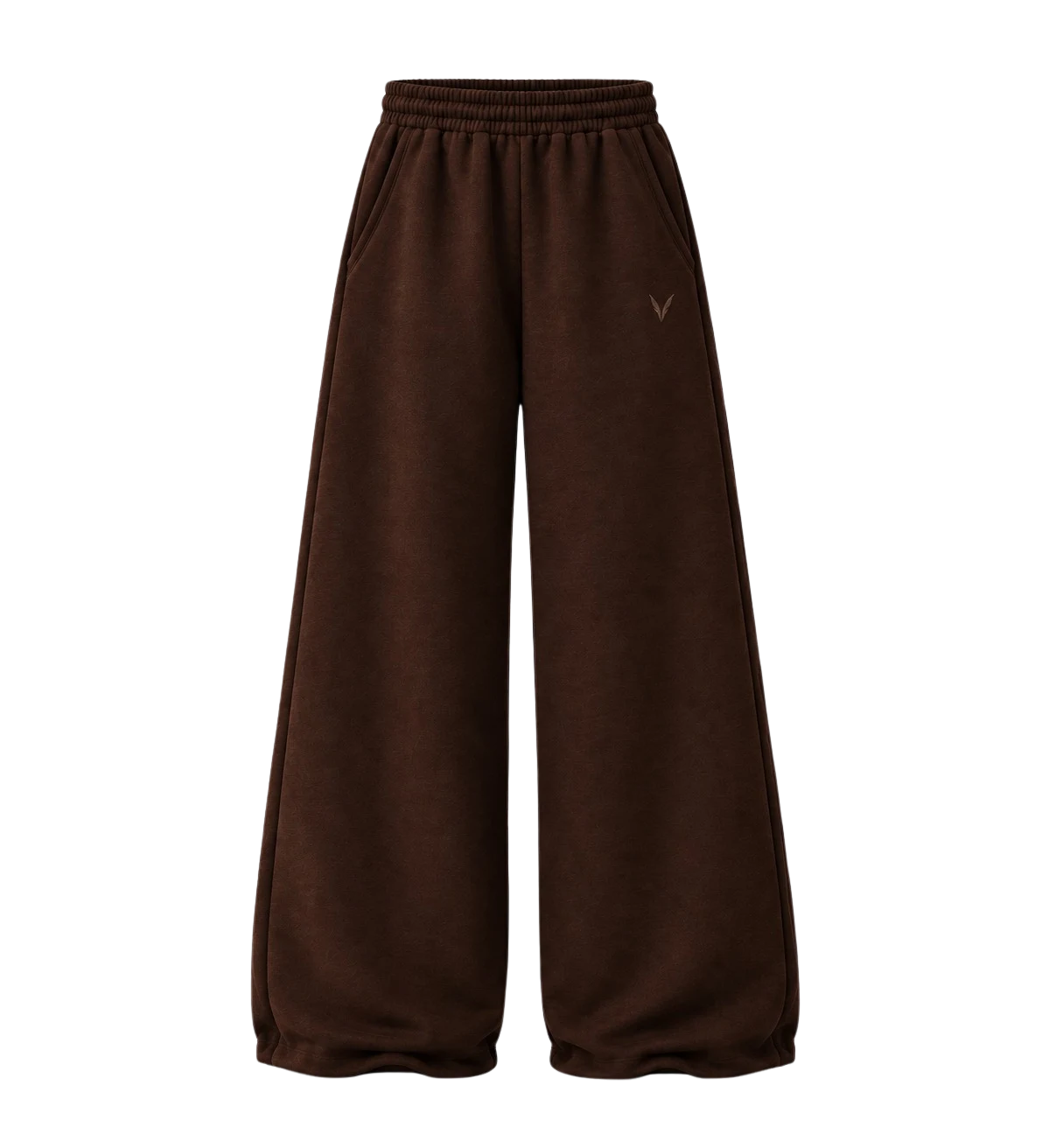 Vervaine chocolate sweatpants front — concept image
