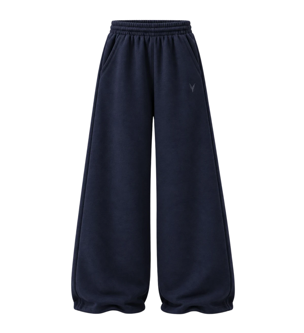 Vervaine navy sweatpants front — concept image