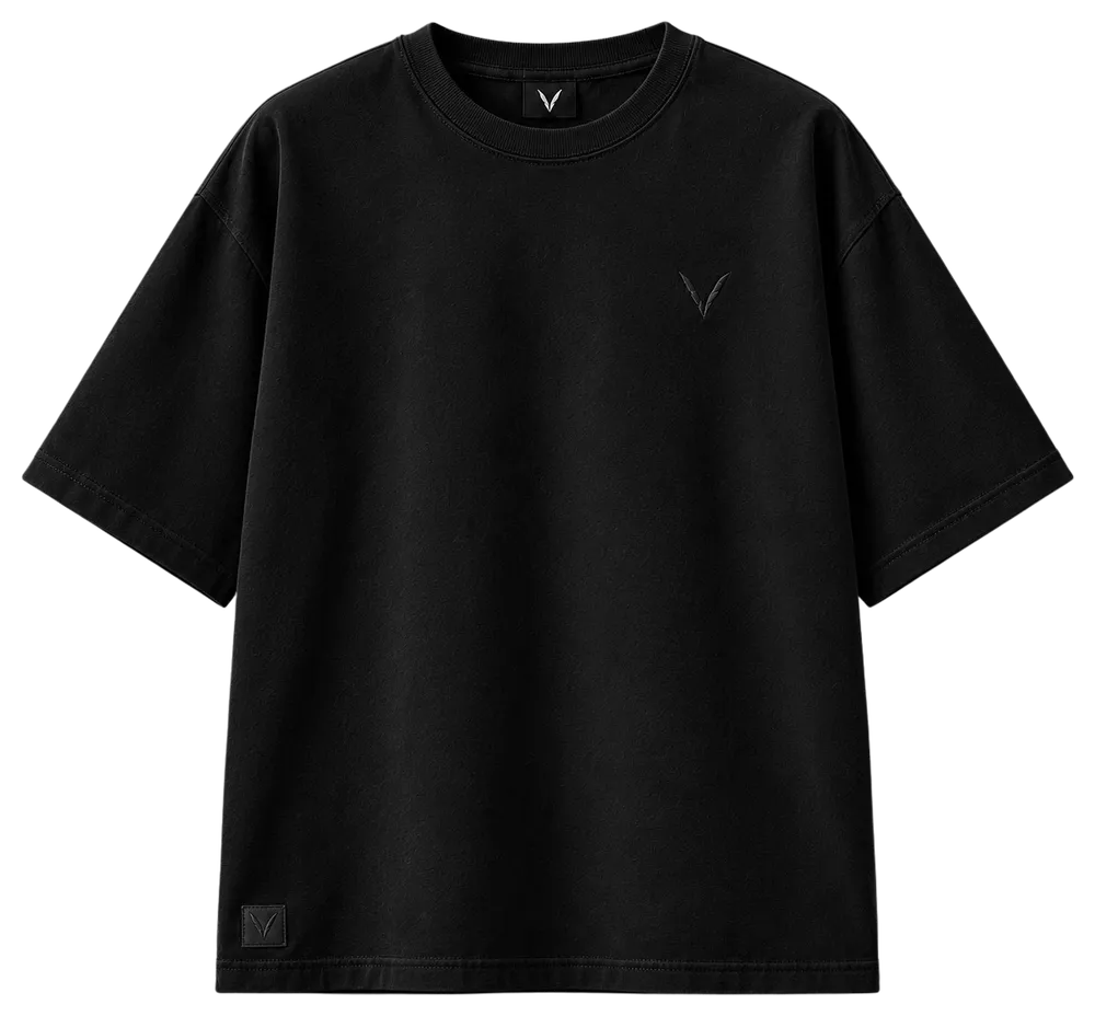 Vervaine Black tee, front