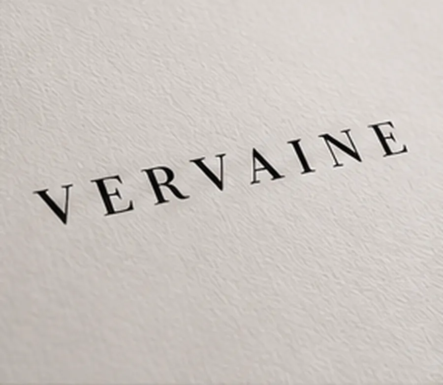 Vervaine bag, wordmark